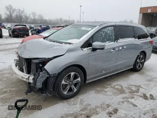 2020 Honda Odyssey Touring z VIN 5FNRL6H85LB045274, wystawiony jako Copart lot #41745745 z przebiegiem 63 771 mil mil oraz Szkoda całkowita • Salvage title. Historia ofert i sprzedaży dostępna na DreamBid. Obrazek 1.