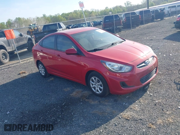 2014 Hyundai Accent GLS with VIN KMHCT4AE1EU739427, listed as a IAAI auction lot 42101934 with 29,298 mi miles and . Bid and sale history available at carsss.com. Image 1.