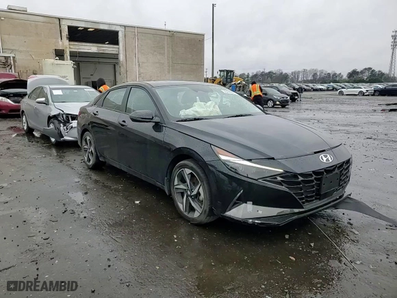 2023 Hyundai Elantra Hybrid Limited with VIN KMHLN4AJ8PU042489, listed as a Copart auction lot 50449625 with 24,398 mi miles and Salvage Title. Bid and sale history available at carsss.com. Image 11.