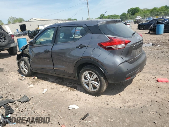 2020 Nissan Kicks S z VIN 3N1CP5BV9LL539063, wystawiony jako Copart lot #56322625 z przebiegiem 78 335 mil mil oraz Szkoda całkowita • Salvage title. Historia ofert i sprzedaży dostępna na DreamBid. Obrazek 2.