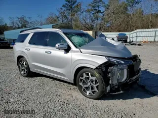 2022 Hyundai Palisade Calligraphy with VIN KM8R74HE6NU422568, listed as a Copart auction lot 87070014 with 0 mi miles and Salvage Title. Bid and sale history available at carsss.com. Image 11.