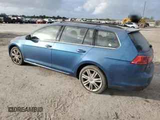2016 Volkswagen Golf SportWagen TSI S with VIN 3VWC17AUXGM522790, listed as a Copart auction lot 83747844 with 0 mi miles and Salvage Title. Bid and sale history available at carsss.com. Image 2.