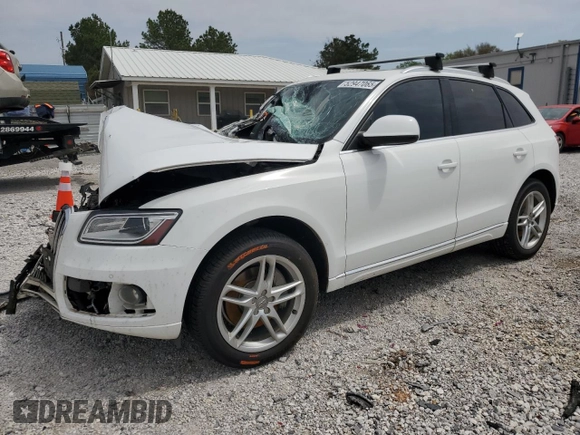 2014 Audi Q5 Premium Plus with VIN WA1CMAFP9EA054002, listed as a Copart auction lot 52947065 with Not provided miles and Clean title. Bid and sale history available at DreamBid. Image 1.