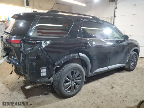 2024 Nissan Pathfinder SV with VIN 5N1DR3BC0RC255948, listed as a Copart auction lot 52312135 with 24,238 mi miles and Clean Title. Bid and sale history available at carsss.com. Image 3.