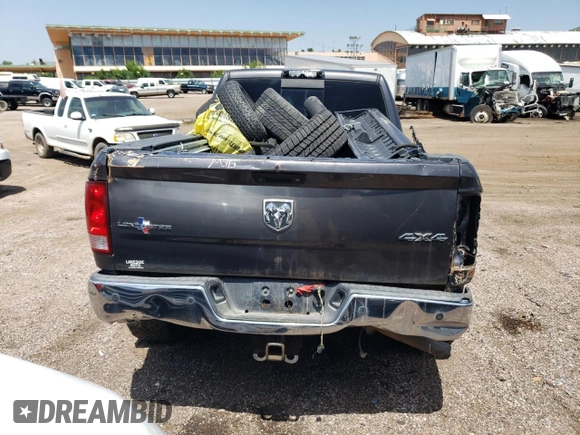 2014 Ram 3500 Big Horn with VIN 3C63R3DJ4EG240542, listed as a Copart auction lot 65465704 with 129,315 mi miles and Salvage Title. Bid and sale history available at carsss.com. Image 6.