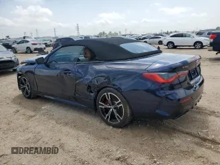2023 BMW 4 Series M440i with VIN WBA53AT03PCL15153, listed as a Copart auction lot 49828855 with 7,354 mi miles and Salvage Title. Bid and sale history available at DreamBid. Image 2.
