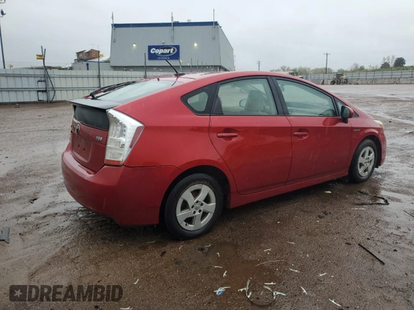 2010 Toyota Prius II with VIN JTDKN3DU5A0072810, listed as a Copart auction lot 54184345 with 277,371 mi miles and Clean Title. Bid and sale history available at carsss.com. Image 3.