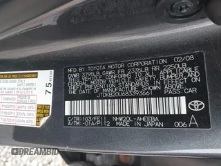 2008 Toyota Prius with VIN JTDKB20U683393661, listed as a IAAI auction lot 41980863 with 229,631 mi miles. Bid and sale history available at carsss.com. Image 9.
