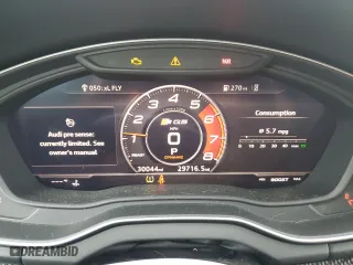 2020 Audi SQ5 Premium Plus with VIN WA1B4AFY5L2021994, listed as a Copart auction lot 49372775 with 30,044 mi miles and Salvage Title. Bid and sale history available at carsss.com. Image 9.
