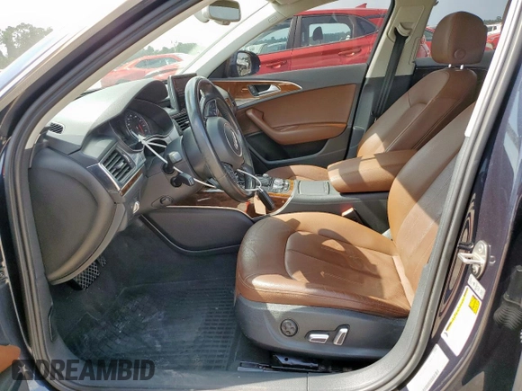 2017 Audi A6 Premium Plus with VIN WAUG8AFC6HN003673, listed as a Copart auction lot 65113635 with 114,714 mi miles and Salvage title. Bid and sale history available at DreamBid. Image 7.
