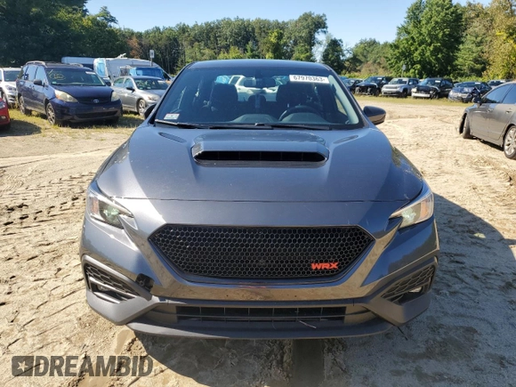 2022 Subaru WRX Premium with VIN JF1VBAF68N9025240, listed as a Copart auction lot 67970363 with 4,425 mi miles. Bid and sale history available at carsss.com. Image 5.