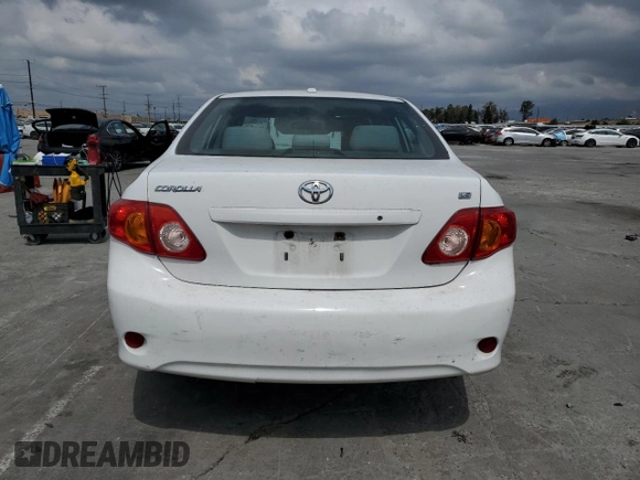 2010 Toyota Corolla with VIN 1NXBU4EE5AZ194989, listed as a Copart auction lot 54545445 with 133,380 mi miles and Salvage Title. Bid and sale history available at carsss.com. Image 6.
