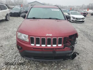 2012 Jeep Compass Latitude with VIN 1C4NJCEAXCD651896, listed as a Copart auction lot 86442794 with 92,181 mi miles and Salvage Title. Bid and sale history available at DreamBid. Image 5.