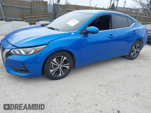 2021 Nissan Sentra SV with VIN 3N1AB8CV3MY235916, listed as a IAAI auction lot 41511614 with 73,079 mi miles and . Bid and sale history available at DreamBid. Image 22.