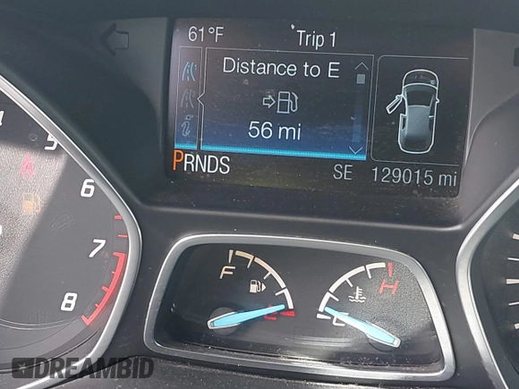 2014 Ford Escape SE with VIN 1FMCU9G93EUC54050, listed as a IAAI auction lot 42062980 with 129,015 mi miles. Bid and sale history available at carsss.com. Image 7.