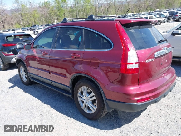 2010 Honda CR-V EX-L with VIN 5J6RE4H7XAL061643, listed as a IAAI auction lot 42044374 with 96,634 mi miles and . Bid and sale history available at carsss.com. Image 3.
