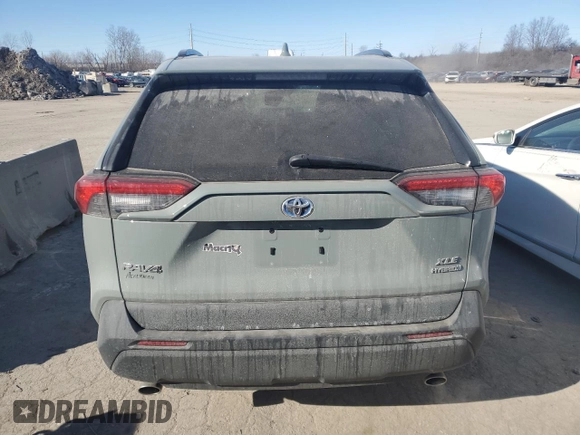 2023 Toyota RAV4 Hybrid XLE Premium with VIN 4T3B6RFV2PU133797, listed as a Copart auction lot 89367465 with 27,998 mi miles and Salvage Title. Bid and sale history available at carsss.com. Image 6.