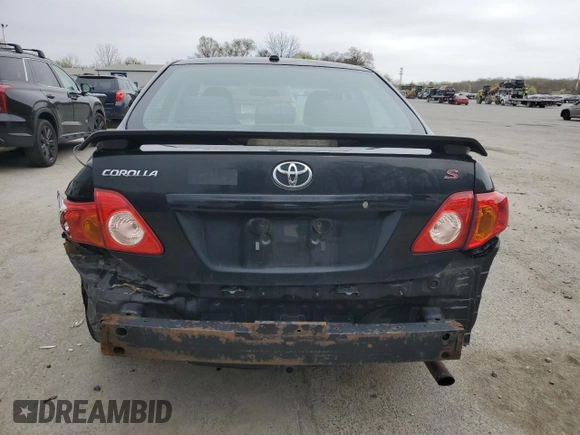 2010 Toyota Corolla with VIN 2T1BU4EE5AC251886, listed as a Copart auction lot 52535295 with 214,074 mi miles and Salvage Title. Bid and sale history available at carsss.com. Image 6.