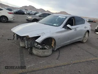 2020 Infiniti Q50 with VIN JN1EV7AR7LM255371, listed as a Copart auction lot 41490195 with 85,974 mi miles and Salvage Title. Bid and sale history available at DreamBid. Image 1.
