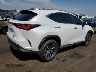 2023 Lexus NX with VIN JTJGKCEZXP5008389, listed as a Copart auction lot 62543604 with 8,347 mi miles and Clean Title. Bid and sale history available at carsss.com. Image 3.