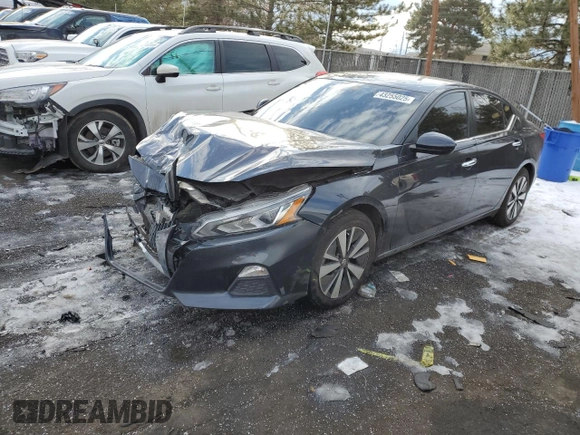 2021 Nissan Altima SV with VIN 1N4BL4DV3MN316925, listed as a Copart auction lot 43255025 with 71,476 mi miles and Salvage Title. Bid and sale history available at carsss.com. Image 1.