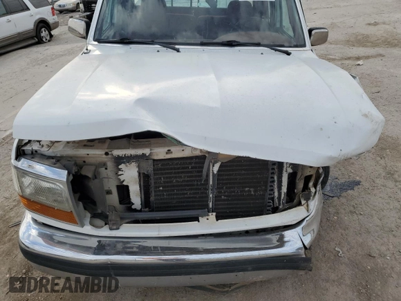1992 Ford F-150 with VIN 1FTEX15N5NKA30134, listed as a Copart auction lot 76131814 with 213,258 mi miles and Salvage Title. Bid and sale history available at carsss.com. Image 12.