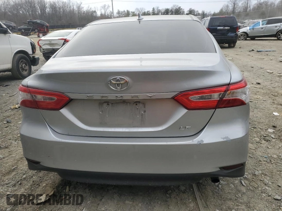 2020 Toyota Camry LE with VIN 4T1L11AK6LU337460, listed as a Copart auction lot 48389195 with 110,684 mi miles and Salvage Title. Bid and sale history available at carsss.com. Image 6.