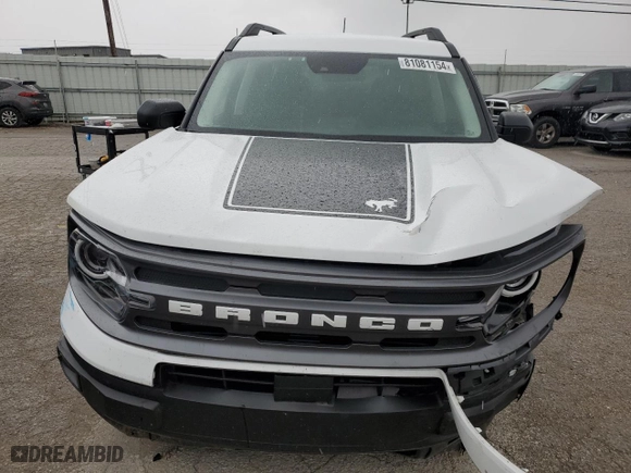 2024 Ford Bronco Sport Big Bend with VIN 3FMCR9B69RRE41689, listed as a Copart auction lot 81081154 with 18,634 mi miles and Salvage Title. Bid and sale history available at carsss.com. Image 5.