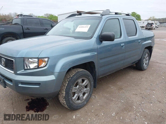 2007 Honda Ridgeline RTX with VIN 2HJYK16377H503711, listed as a IAAI auction lot 41886411 with 132,339 mi miles. Bid and sale history available at carsss.com. Image 2.