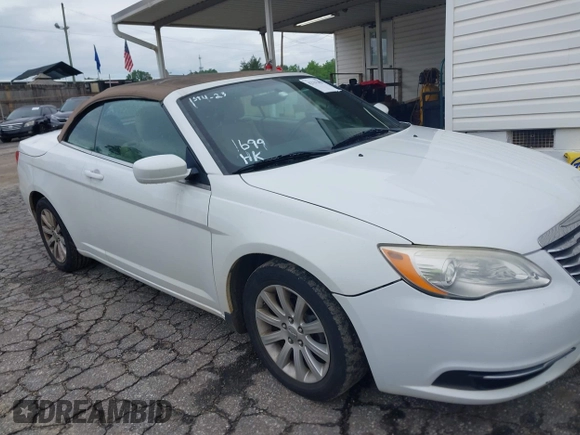 2012 Chrysler 200 Touring with VIN 1C3BCBEB1CN168649, listed as a IAAI auction lot 42111699 with 190,818 mi miles and . Bid and sale history available at DreamBid. Image 1.