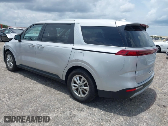 2023 Kia Carnival LX with VIN KNDNB4H35P6235684, listed as a IAAI auction lot 40016483 with 42,644 mi miles. Bid and sale history available at carsss.com. Image 3.