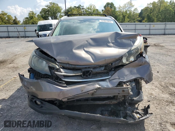 2012 Honda CR-V EX-L z VIN 5J6RM4H76CL062343, wystawiony jako Copart lot #43614745 z przebiegiem Nie podano mil oraz Szkoda całkowita • Salvage title. Historia ofert i sprzedaży dostępna na DreamBid. Obrazek 5.