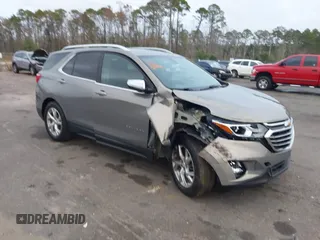 2018 Chevrolet Equinox Premier with VIN 3GNAXMEV7JS547991, listed as a IAAI auction lot 41208640 with 98,879 mi miles. Bid and sale history available at carsss.com. Image 1.