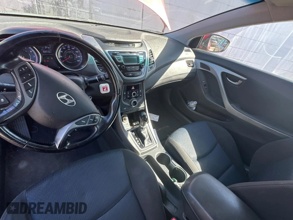 2014 Hyundai Elantra Coupe with VIN KMHDH6AH9EU025573, listed as a Copart auction lot 81293174 with 103,713 mi miles and Clean Title. Bid and sale history available at carsss.com. Image 9.