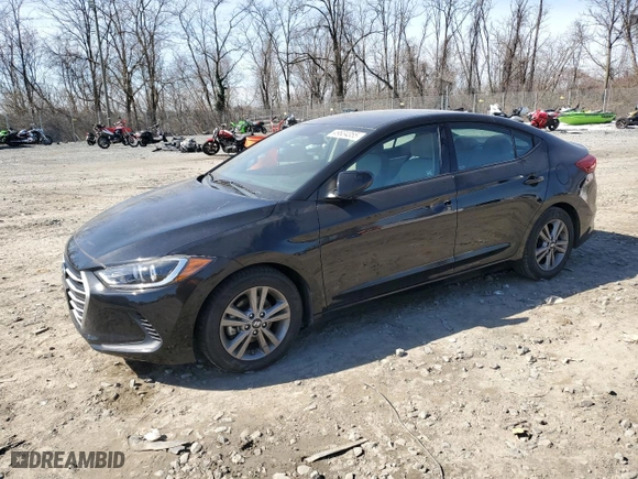 2018 Hyundai Elantra SEL with VIN 5NPD84LF3JH332133, listed as a Copart auction lot 49634355 with 16,012 mi miles and Salvage Title. Bid and sale history available at carsss.com. Image 1.