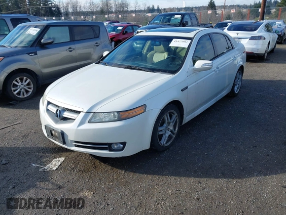 2008 Acura TL with VIN 19UUA66268A001252, listed as a IAAI auction lot 41477082 with 117,405 mi miles. Bid and sale history available at carsss.com. Image 2.