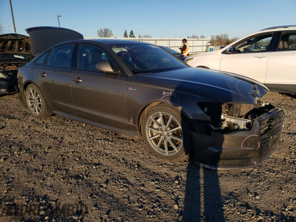 2016 Audi A6 3.0T Premium Plus with VIN WAUFGAFC3GN016328, listed as a Copart auction lot 38322563 with 133,029 mi miles. Bid and sale history available at carsss.com. Image 4.