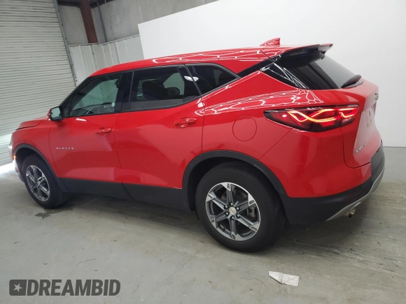 2023 Chevrolet Blazer LT с VIN 3GNKBHR40PS213886, выставлен на аукционе Copart как лот 55051435 с пробегом 45 383 миль миль и Списание • Salvage title. История ставок и продаж доступна на DreamBid. Изображение 2.