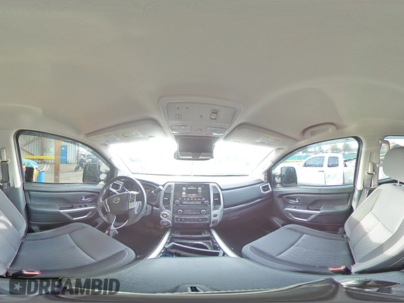 2021 Nissan Titan SV with VIN 1N6AA1ED0MN510017, listed as a Copart auction lot 55466215 with 38,556 mi miles and Salvage title. Bid and sale history available at DreamBid. Image 14.