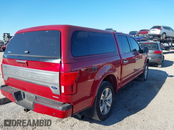 2020 Ford F-150 XL with VIN 1FTEW1E44LFA80412, listed as a IAAI auction lot 41747344 with 78,855 mi miles and . Bid and sale history available at DreamBid. Image 4.