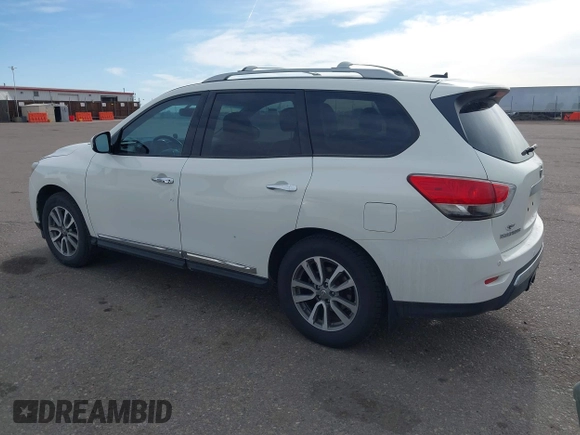 2013 Nissan Pathfinder S with VIN 5N1AR2MM1DC622044, listed as a IAAI auction lot 41878956 with 175,125 mi miles. Bid and sale history available at carsss.com. Image 3.