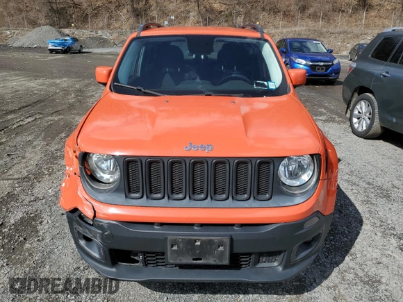 2015 Jeep Renegade Latitude with VIN ZACCJBBH2FPC34992, listed as a Copart auction lot 49621685 with 133,330 mi miles and Salvage Title. Bid and sale history available at carsss.com. Image 5.