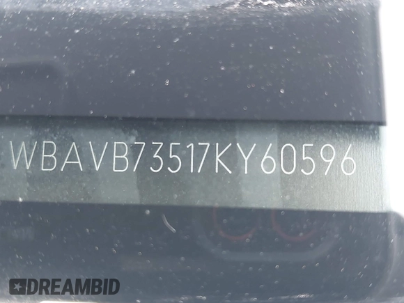 2007 BMW 3 Series 335i with VIN WBAVB73517KY60596, listed as a IAAI auction lot 42504350 with 111,403 mi miles and . Bid and sale history available at DreamBid. Image 13.