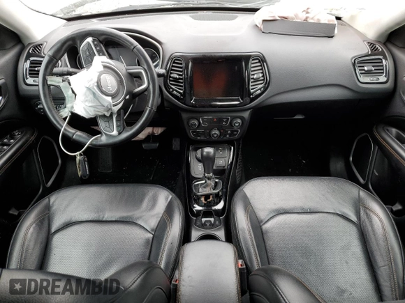 2021 Jeep Compass Limited with VIN 3C4NJDCB6MT602952, listed as a Copart auction lot 50053405 with Not Provided miles and Salvage Title. Bid and sale history available at DreamBid. Image 8.