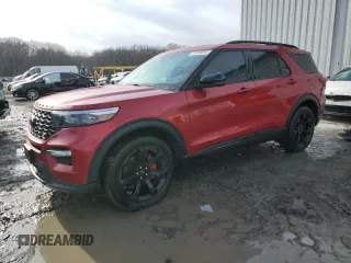 2022 Ford Explorer ST z VIN 1FM5K8GC0NGB15402, wystawiony jako Copart lot #41498905 z przebiegiem 17 390 mil mil oraz Szkoda całkowita • Salvage title. Historia ofert i sprzedaży dostępna na DreamBid. Obrazek 1.