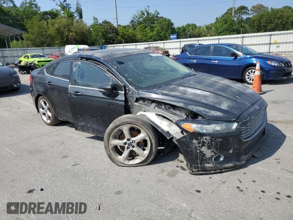 2015 Ford Fusion SE with VIN 1FA6P0HD1F5105404, listed as a Copart auction lot 56304445 with 92,525 mi miles and Salvage Title. Bid and sale history available at DreamBid. Image 4.