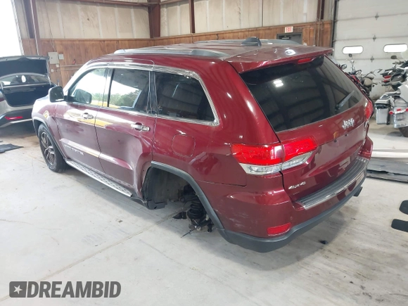 2019 Jeep Grand Cherokee Limited with VIN 1C4RJFBG2KC778478, listed as a IAAI auction lot 42650338 with 58,703 mi miles and . Bid and sale history available at DreamBid. Image 3.
