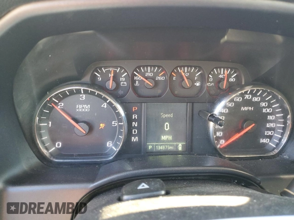 2016 Chevrolet Silverado 1500 Work Truck with VIN 1GCNCNEHXGZ211513, listed as a Copart auction lot 81399724 with 134,873 mi miles and Clean Title. Bid and sale history available at carsss.com. Image 9.