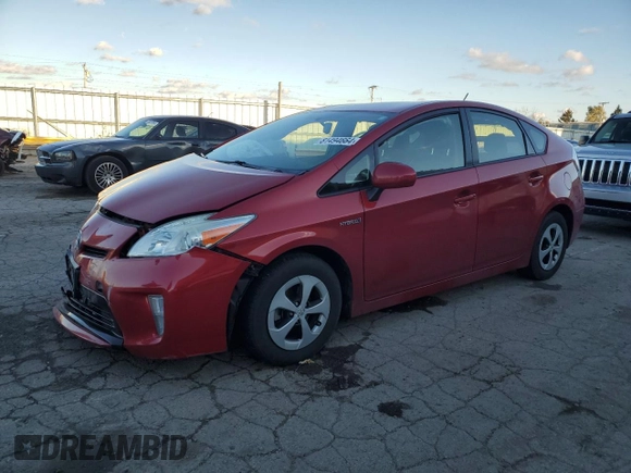 2014 Toyota Prius Four with VIN JTDKN3DU2E1761719, listed as a Copart auction lot 81494664 with 107,306 mi miles and Salvage Title. Bid and sale history available at DreamBid. Image 1.