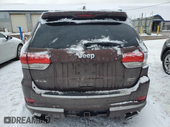 2015 Jeep Grand Cherokee Summit with VIN 1C4RJFJT6FC950774, listed as a Copart auction lot 88510105 with 205,012 mi miles and Salvage Title. Bid and sale history available at carsss.com. Image 6.